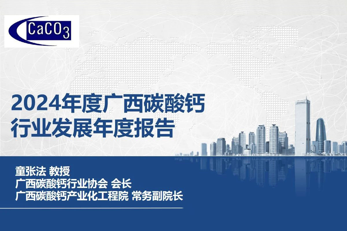 2024年度廣西碳酸鈣行業發展年度報告